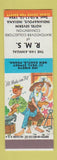 Matchbook Cover - RMS Convention 1954 Indianapolis IN hillbilly