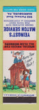 Matchbook Cover - Yeingst's Match Service Harrisburg PA hillbilly