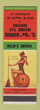 Matchbook Cover - C Ike Burris Income Tax Service Harrisburg PA pinup