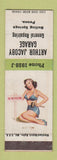 Matchbook Cover - Arthur Jacoby Garage Boiling Springs PA pinup