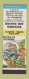 Matchbook Cover - Richards and Knaver Memorials Warwick PA hillbilly