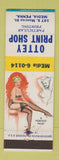 Matchbook Cover - Ottey Print Shop Media PA pinup