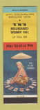Matchbook Cover - RMS Convention 1958 San Francisco CA pinup WEAR