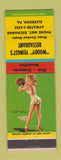 Matchbook Cover - Woody Yeingst's Restaurant Elverson PA pinup