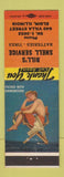 Matchbook Cover - Bill's Shell oil gas Elgin IL pinup