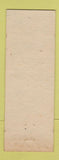Matchbook Cover - DF Dane Butler Superior Match Syracuse IN