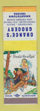 Matchbook Cover - Chance's Grocery Knightstown IN hillbilly