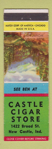 Matchbook Cover - Castle Cigar Store New Castle PA