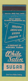 Matchbook Cover - White Satin Sugar Ogden UT