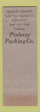 Matchbook Cover - Sun Ray Hams Bacon Pinkney Packing WEAR