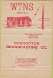 Matchbook Cover - WTNS Radio Coshocton OH 40 Strike