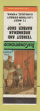 Matchbook Cover - Yeingst and Brenneman Barber Shop Carlisle PA