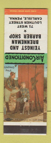 Matchbook Cover - Yeingst and Brenneman Barber Shop Carlisle PA