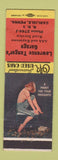 Matchbook Cover - Lawrence Tanger's Garage Carlisle PA pinup