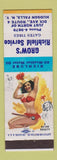 Matchbook Cover - Grow's Richfield oil gas Hudson Falls NY pinup