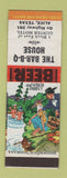 Matchbook Cover - BBQ House Alice TX pinup