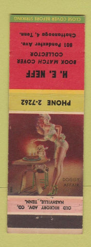 Matchbook Cover - HE Neff Match Collector Chattanooga TN pinup