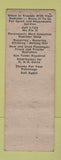 Matchbook Cover - Breinich Auto Radiator Exchange Davenport IA