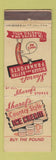 Matchbook Cover - Sharaf's Hot Dogs Ice Cream