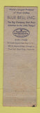 Matchbook Cover - Big Ben Blue Bell Casey Jones Work Clothes