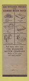 Matchbook Cover - Diamond Waxed Paper  New Yor City