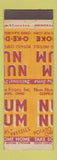 Matchbook Cover - Nun Nun Potato Chips Cleveland OH MISCUT