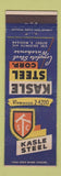Matchbook Cover - Kasle Steel Detroit MI