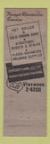 Matchbook Cover - Kasle Steel Detroit MI