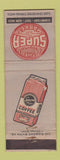 Matchbook Cover - Original Super Market Troy Schenectady Glen Falls NY Coffee
