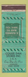 Matchbook Cover - Coulee Dam Stores IGA Grocery WA WORN
