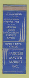 Matchbook Cover - Pangles Master Market Grocery Lima OH WORN