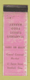 Matchbook Cover - Grand Central mArket Grocery Stamford CT WORN