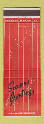 Matchbook Cover - Christmas Seasons Greetings