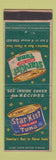 Matchbook Cover - Star Kist Tuna product Terminal Island CA