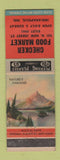 Matchbook Cover - Checker Food Market Grocery Indianapolis IN