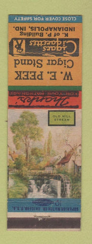Matchbook Cover - WE Peek Cigar Stand Indianapolis IN