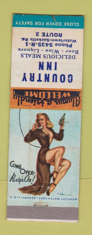 Matchbook Cover - Country Inn Sackets Harbor? NY? Pinup