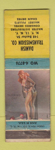 Matchbook Cover - Danish Transmission New York City pinup WORN