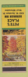 Matchbook Cover - Pete's Place Burnham Inn West Milwaukee WI