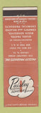 Matchbook Cover - Paisley Adhesive Service Chicago New York City
