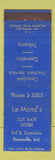 Matchbook Cover - Le Monds Cut Rate Store Evansville IN