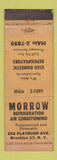 Matchbook Cover - Morrow Refrigeration Broooklyn NY WEAR
