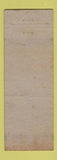 Matchbook Cover - Morrow Refrigeration Broooklyn NY WEAR
