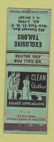 Matchbook Cover - Exclusive Tailors New York City  WORN