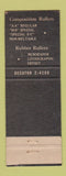 Matchbook Cover - Wild and Stevens Printing Rollers Equipment West Haven CT