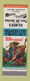 Matchbook Cover - Kilmer's Pure oil gas Syracuse IN hillbilly low phone #