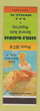 Matchbook Cover - Harold McGowan Auto Repair Newville PA pinup