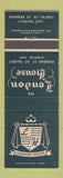 Matchbook Cover - London House London ON