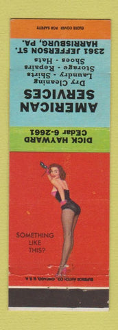 Matchbook Cover - American Services Cleaning Harrisburg PA pinup