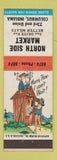 Matchbook Cover - North Side Market Columbus IN hillbilly